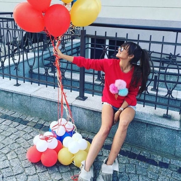 🍦 Pom Pom Ice Cream Sweat shirt - Picture 2 of 7